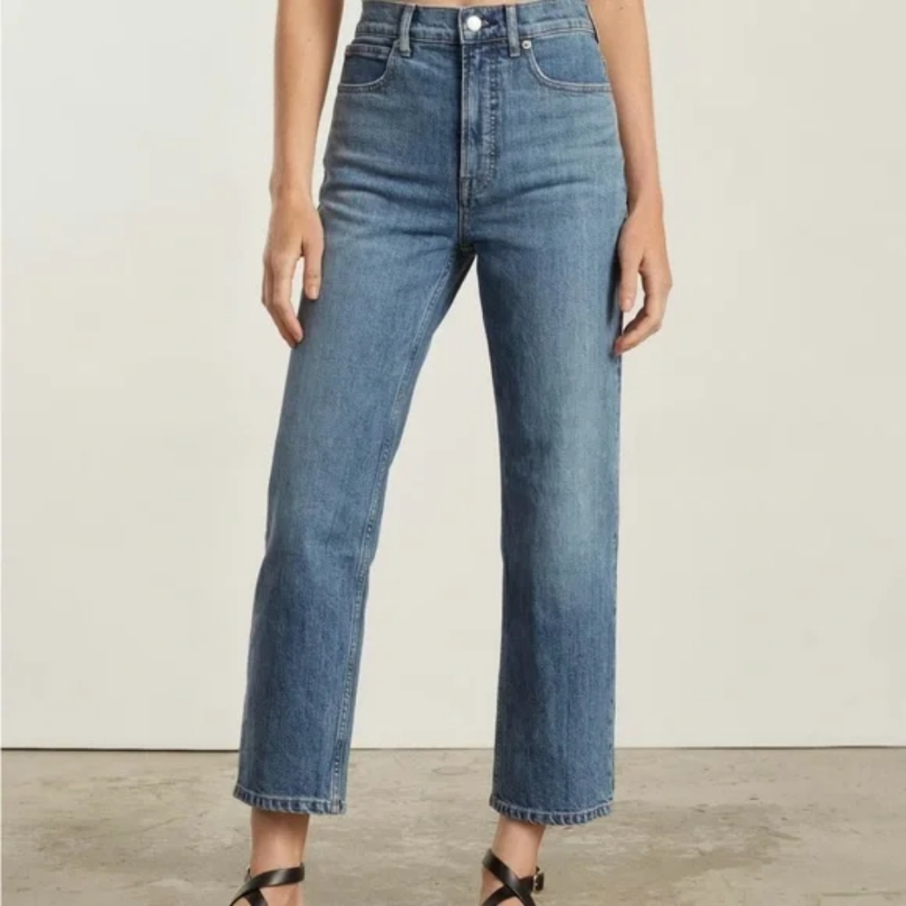 Everlane Way High Jeans in Folsom Blue